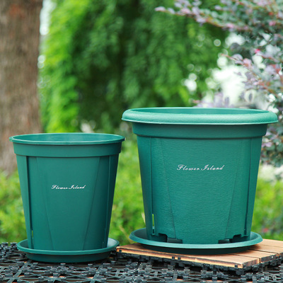 新款加厚国产青山盆 创意塑料控根盆 绿萝月季铁线莲加仑花盆批发