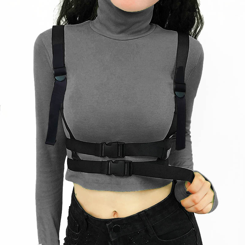 2020 Korean version was thin INS multi-function straps Function decorate Shoulder strap adjust Buckle belt Trend men and women