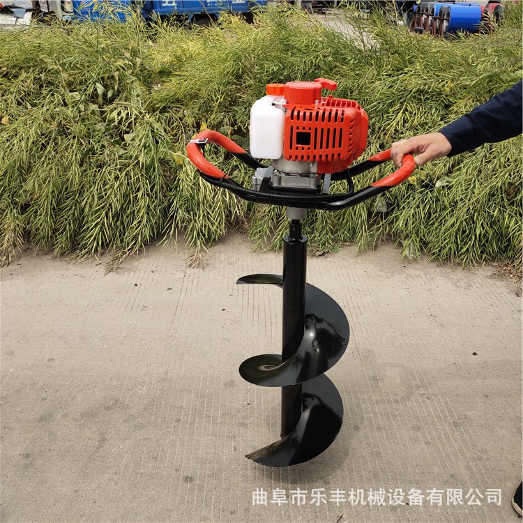 挖坑机设备型号 便携式大马力地钻挖坑植树机价格