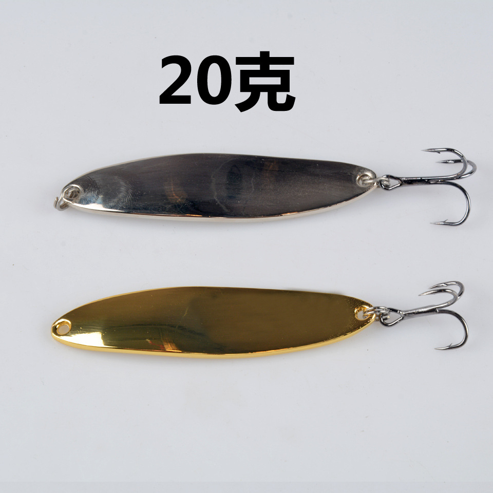 3 Colors Metal Jigging Spoon Fishing Lures Bass Walleye Perch Fresh Water Fishing Lure