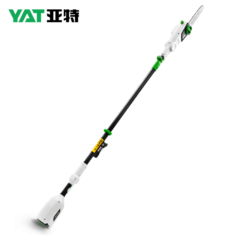 YAT亚特充电式高枝锯40V锂电高空锯可伸缩电动修枝剪园林绿化工具