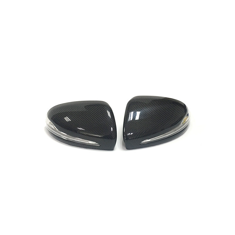 Applicable to Mercedes-Benz CES class GLC Class W205/W222/W213 left and right driving carbon fiber car rearview mirror shell wholesale