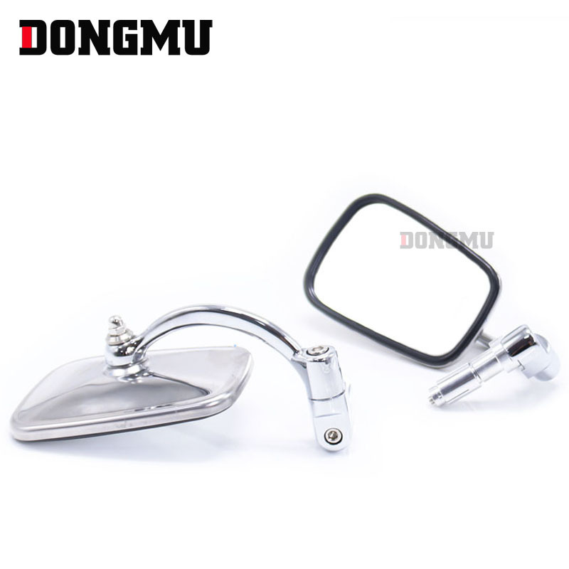 Retro retroreflective modified universal rear view mirror stainless…