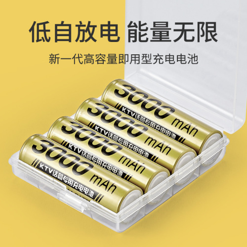 Biomax AA high capacity rechargeable battery 1.2V 3000mAH KTV microphone nickel metal hydride rechargeable battery