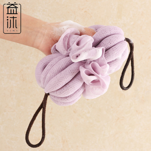 益沐浴球浴花可爱少女成人柔软搓背条洗澡用品搓澡泡泡球厂家直供