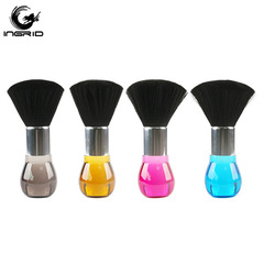 理髮清潔刷髮廊理髮清理用具尼龍毛刷彩色透明手柄碎發刷掃發刷