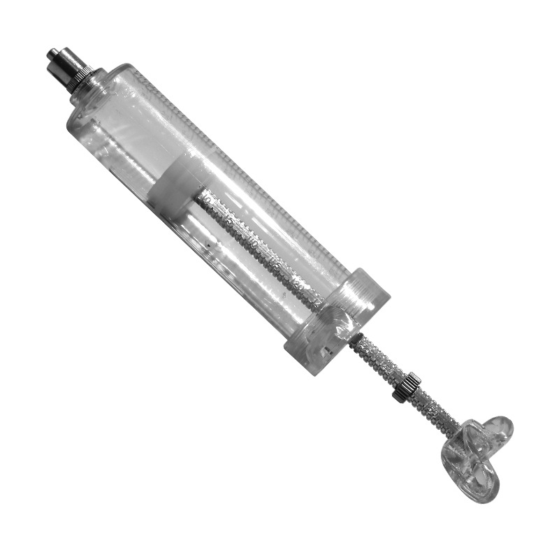 Veterinaria jeringa de acero de plástico 10 20 30 50 100mL jeringa de vacuna multi-especificación jeringa continua