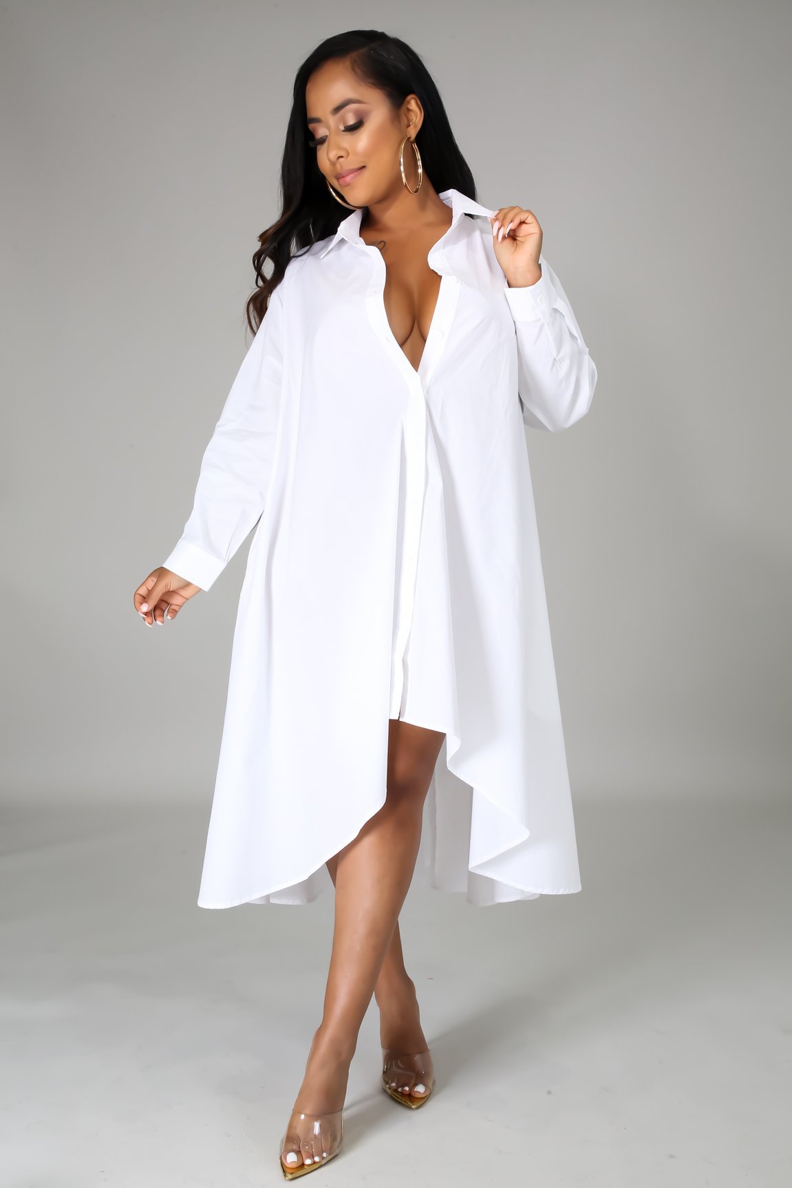 women s long-sleeved shirt dress nihaostyles clothing wholesale NSXHX76761