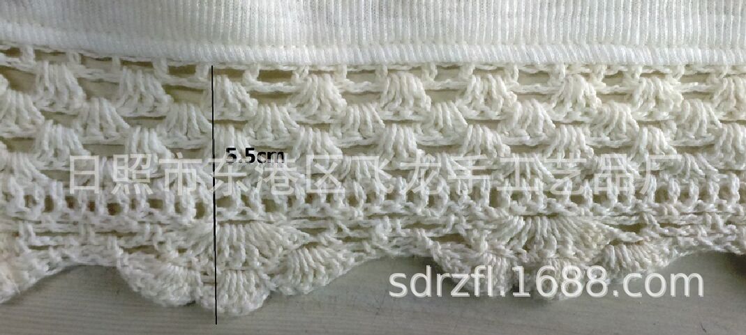 加工定做各种手工钩花花边。织带花边。服装辅料花边。