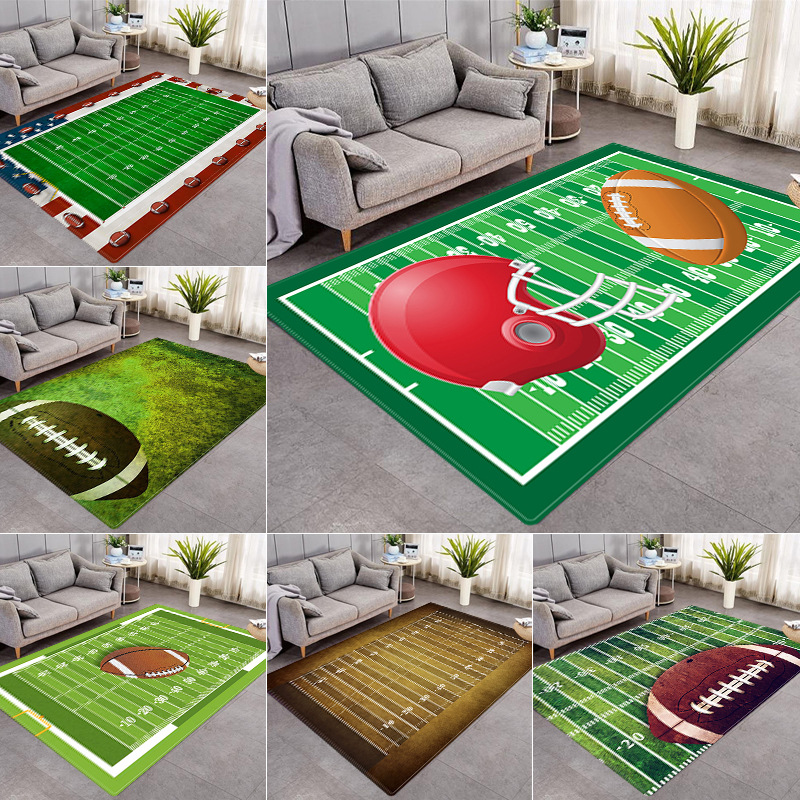 跨境专供现代简约3D印花艺术地毯办公室酒店地毯卧室满铺加厚地垫