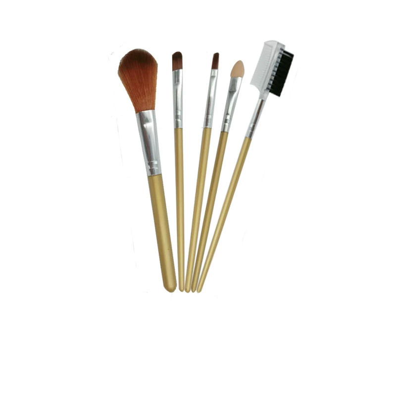 Handheld brush, set, small face blush for eyelashes, 5 pieces, for beginners
