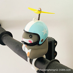 Broken Wind Duck Bicycle Electric Vehicle Motorcycle Internet Celebrity Decorative Hamster Little Yellow Duck Broken Wind Rat Bamboo Dragonfly