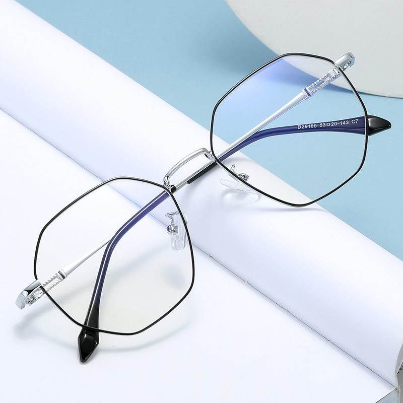 2026 Irregular Frame Artistic Retro Unisex Metal Frame Non-Prescription Glasses Ultra-Lightweight Prescription Glasses D29165 2026 Irregular Frame Artistic Retro Unisex Metal Frame Non-Prescription Glasses Ultra-Lightweight Prescription Glasses D29165