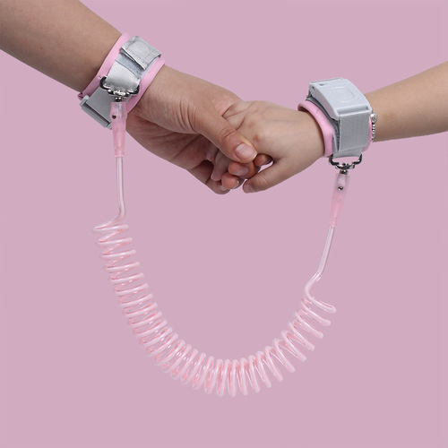 Children's rotating anti-lost belt traction rope baby sensor whistle anti-shear reflective anti-lost baby artifact anti-lost bracelet