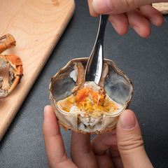304 crab eating set, hairy crab clip, seafood peeling clip, crab fork, crab removal gadget, crab needle, kitchen multi-functional clip