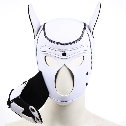 Factory store sex toy props headgear dog head nostril foxhound mask mask removable play toy