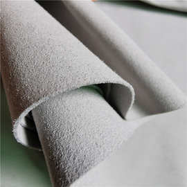 彩色麂皮绒超纤 500色双面色现货超纤革 高固色超纤 韩国绒真超纤