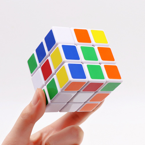 Children's educational toys, creative and smooth three-level Rubik's cube decompression toy, beginner's entry-level Rubik's cube stall hot sale