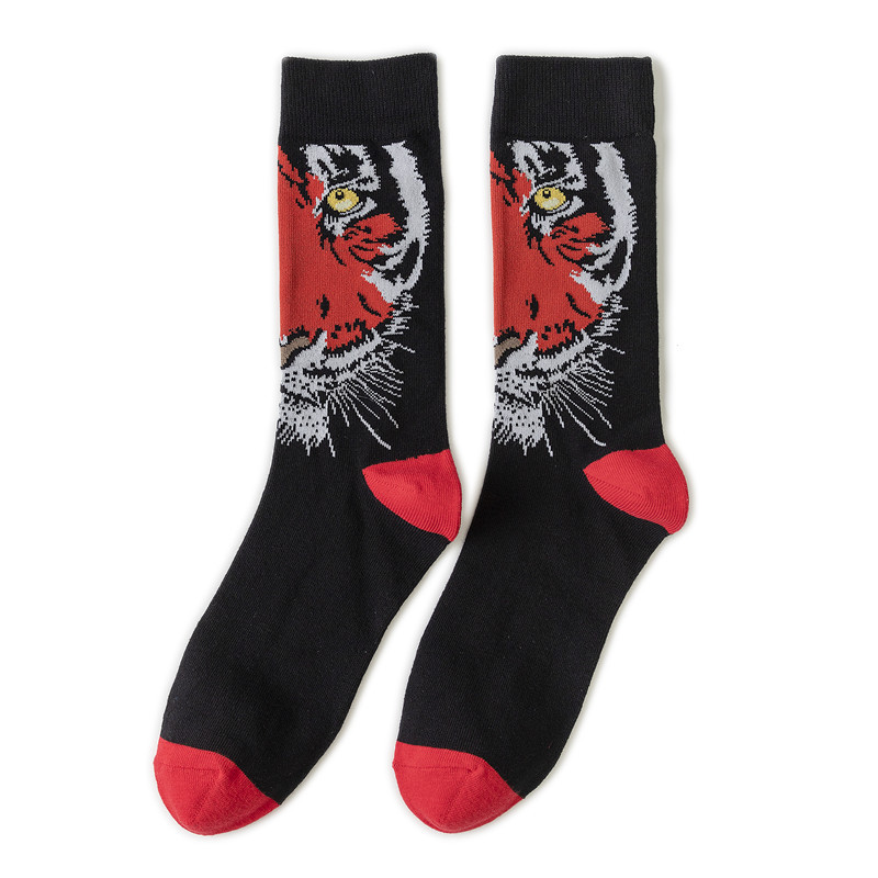 65g Weight Socks Classification Socks Lingerie Type Cotton (more than 50%) Fabric Type A Pair Quantity Casual, Daily Occasion Animal, Color Block Pattern All Seasons Season Unisex Gender Cute Style A Pair Cute Unisex Animal Color Block Cotton (more Than 50%) Crew Socks 19
