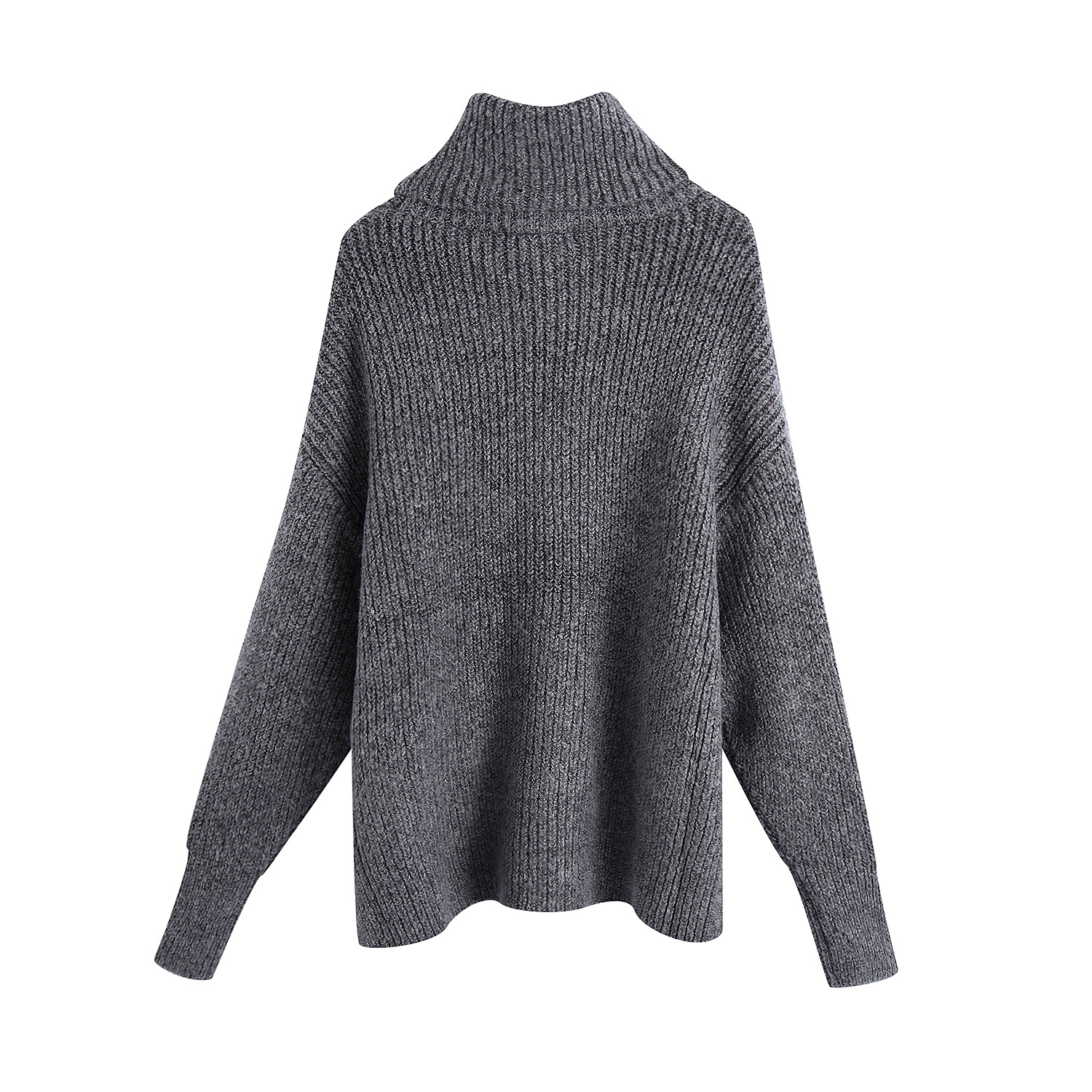 autumn alpaca blend loose knit turtleneck sweater NSAM3841