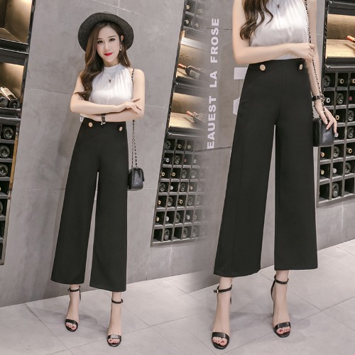 Pantalon léger femme en coton - Ref 3430164 Image 7