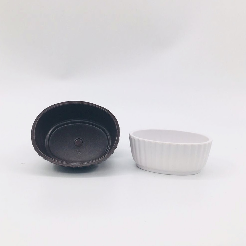 The manufacturer supplies Y113 series vertical striped oval antique flower POTS and flower vases detail image 4