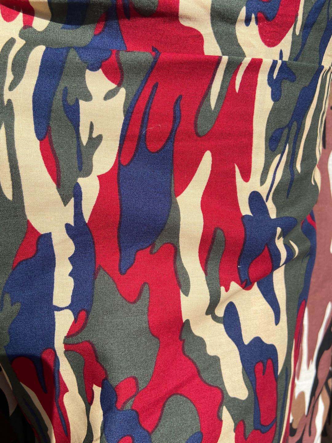 Completo-arte de algodón teñido máscara de tela bolsa de tela 133x72 de grano fino máscara de lona lisa forro de tela