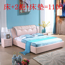 床主卧简欧双人床1.8米轻奢现代简约1.5卧室欧式床婚床经济型
