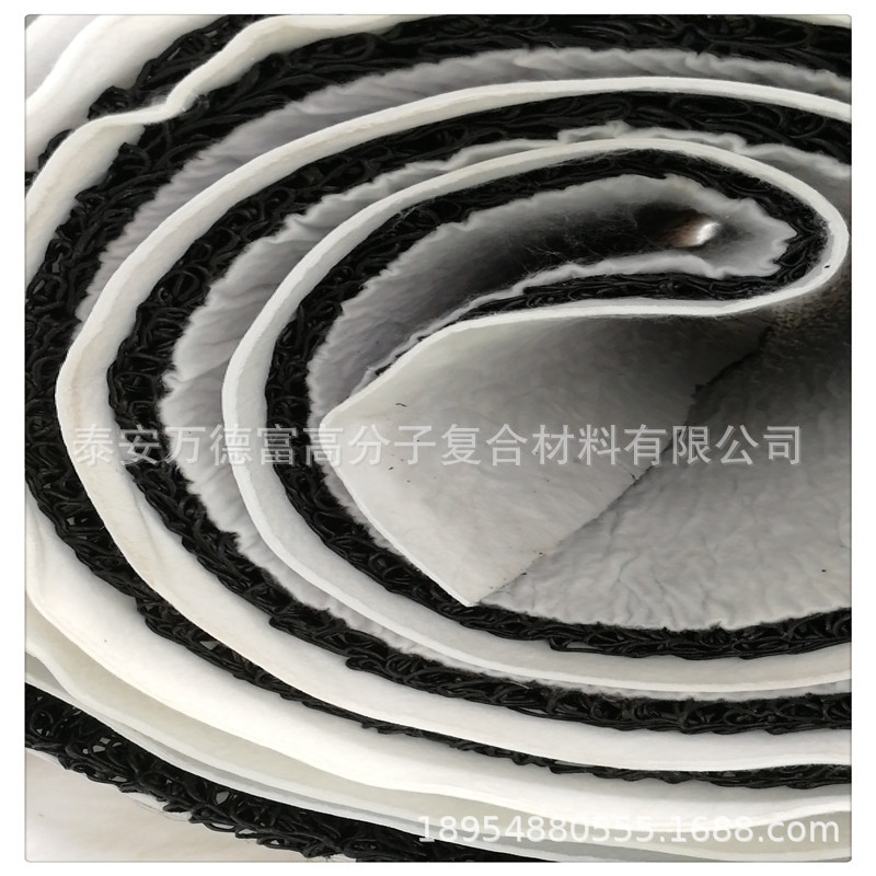 PFF整体式复合反滤层 外包土工布+渗排水片材 排水过滤-阿里巴巴