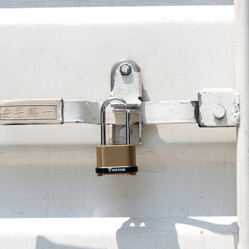 Large lock, all-metal bottom unlock, rain-proof and rust-proof, large iron door, warehouse, outdoor truck code lock, padlock head