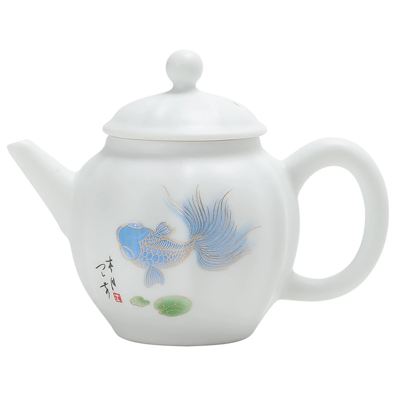 Ceramic teapot, tea set, flavored tea for home use, red (black) tea, tea cup