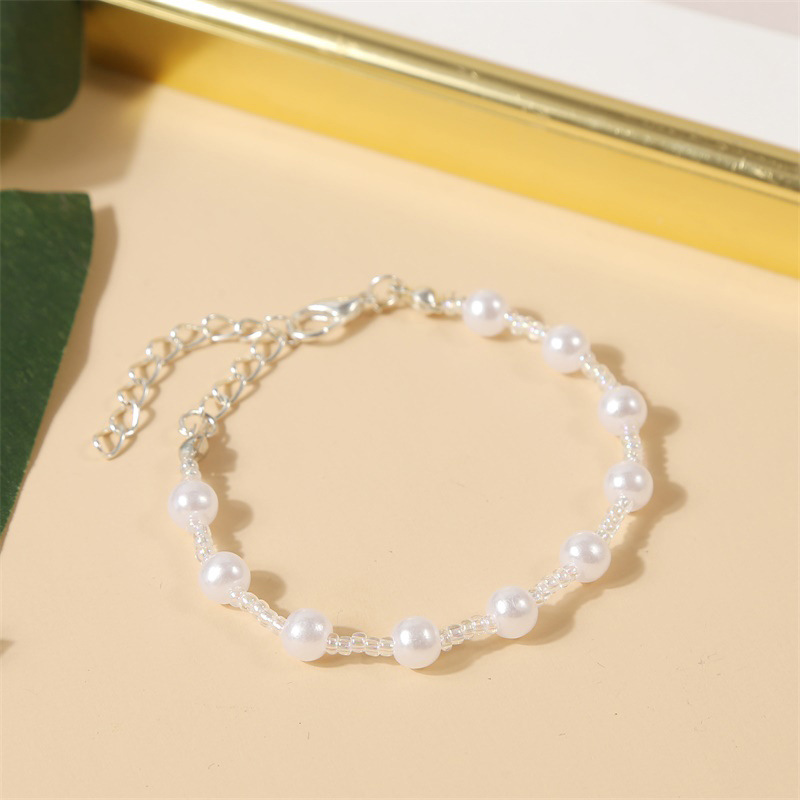 Crystal Pearl Bracelet display picture 4