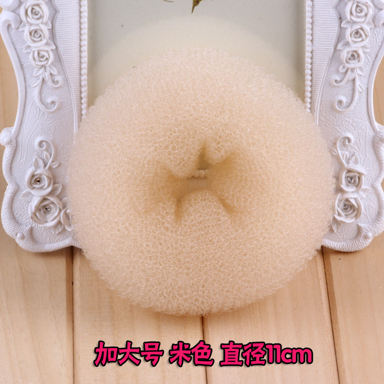 Molde para Moños de Pelo Tipo Donut para Mujeres, Molde para Moños Esponjosos para Niñas, Coletero para Moños, Accesorio para el Cabello Estilo Coreano.