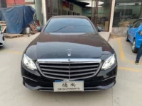 Подходит для нового Mercedes‑Benz E‑Class W213 вертикальная стандартная административная версия передний бампер сборка изменённая центральная решетка плакировка полосы полностью черные