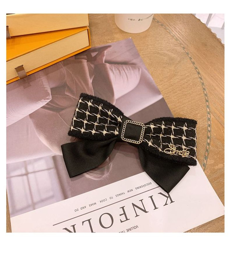 Black Bow Hairpin display picture 1