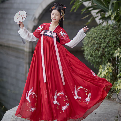 Women Chinese hanfu Women adult dress in Han Dynasty