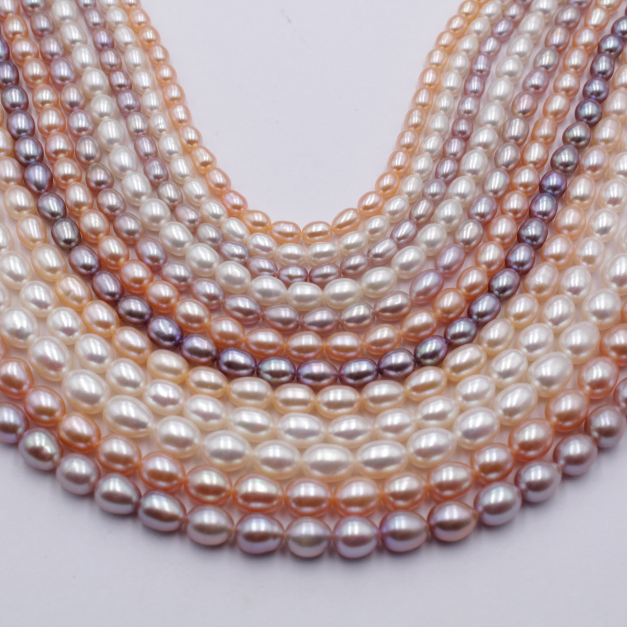 Ethnic Style Solid Color Baroque Pearls Beaded 1 Set display picture 4