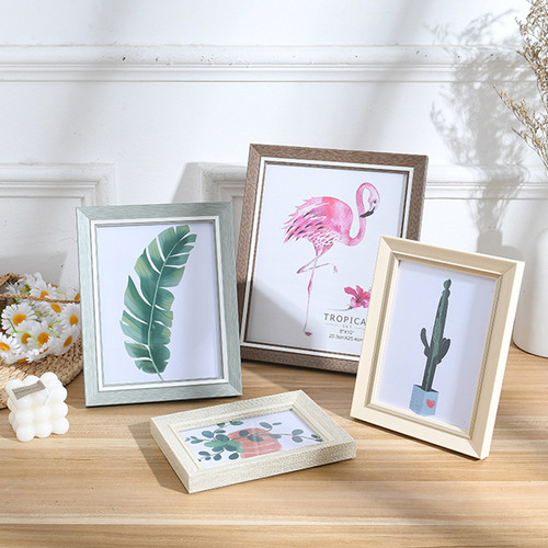 Nordic Style Display Photo Frame, Retro Wooden Photo Wall, Creative Studio Picture Frame 567 8 10 A4 16-inch