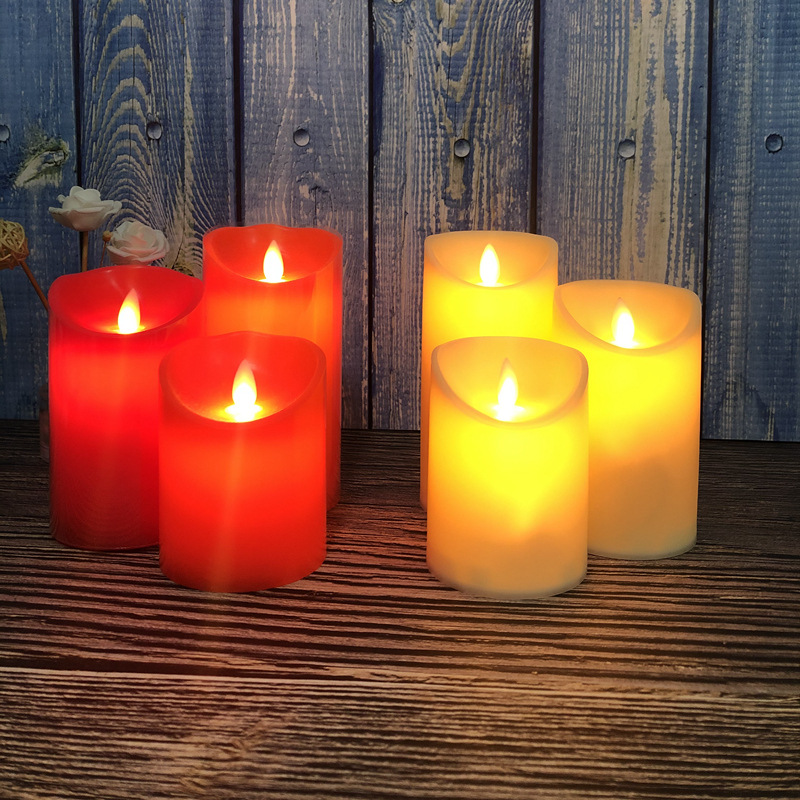 烛意我心LED电子蜡烛灯遥控跨境电商婚庆餐厅咖啡厅装饰布置