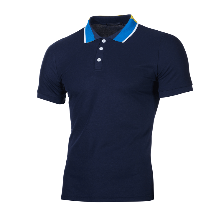 Herren Polohemd Gestreift Minimalistisch Geripptes Design_voghion.com