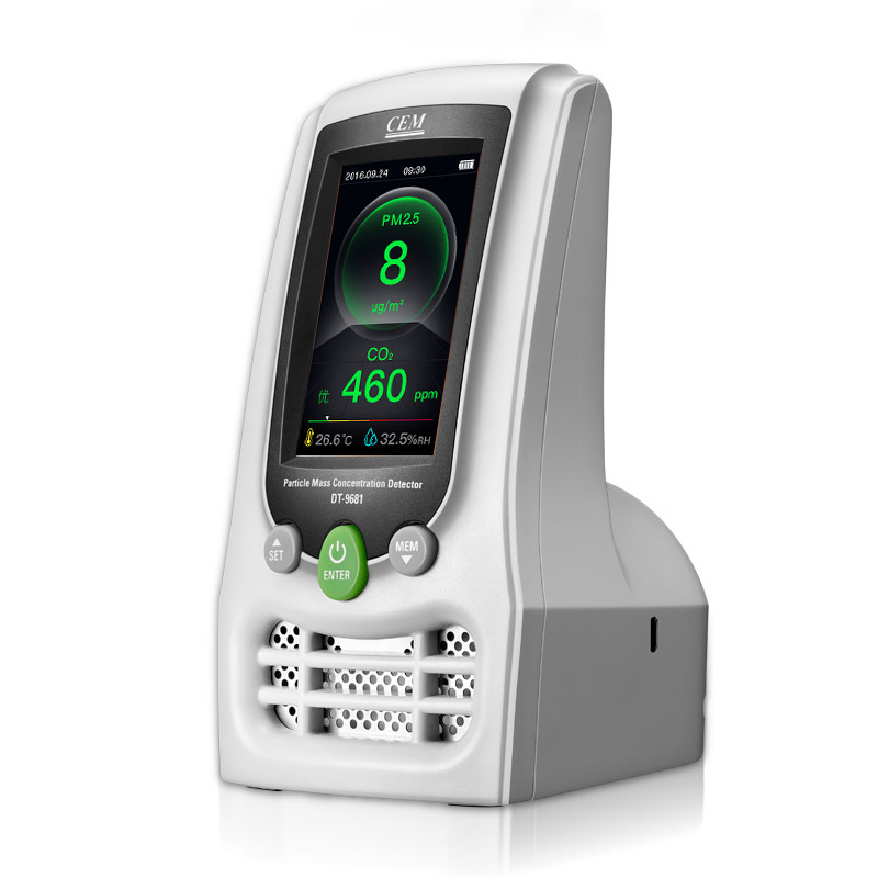 CEM华盛昌DT-9681空气质量检测仪家装PM2.5甲醛二氧化碳检测