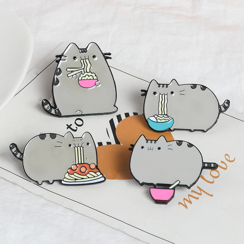 Unisex Gender Cartoon Style Pin Animal Alloy Enamel Unisex Brooches