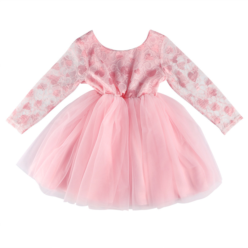 Foreign trade Original order children's dress girls' fashion European and American style mesh princess dress printed Butterfly Festival children's dress wholesale