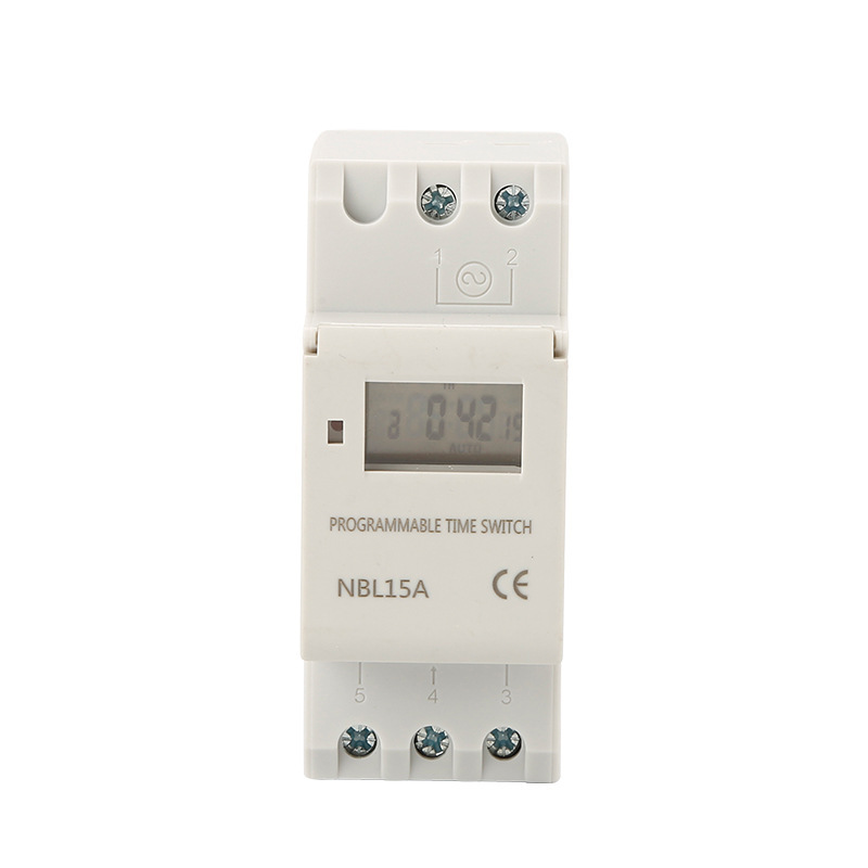 Foreign trade rail time control switch THC15A industrial and agricultural street light 2P timer cross-border export 2
