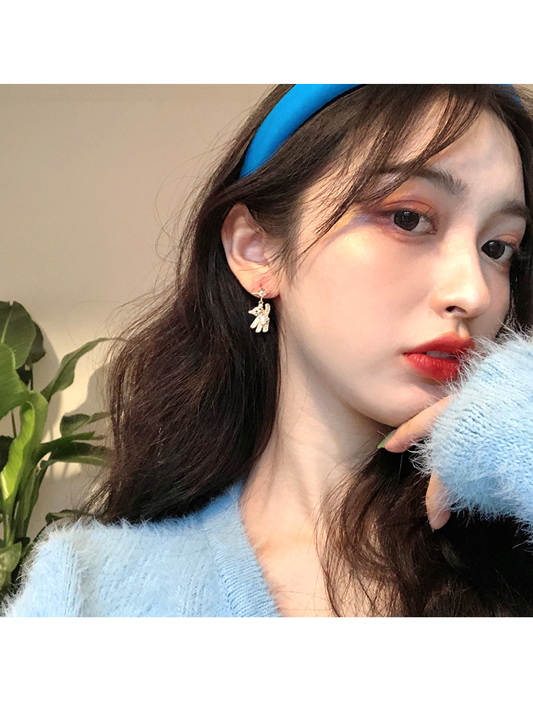 Korea Dongdaemun Das Gleiche Temperament Weibliche Liebe Lange Fransen Ohrringe Weibliche Einfache Silberne Nadel Mit Diamant Ohrringe Ohrringe display picture 9