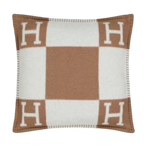 Woven jacquard pillow pillow case H pillow H blanket cushion sofa wool pillow Nordic home pillow case