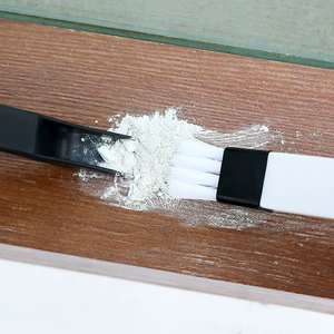 T Window Groove Cleaning Brush with Dustpan and Dust Brush