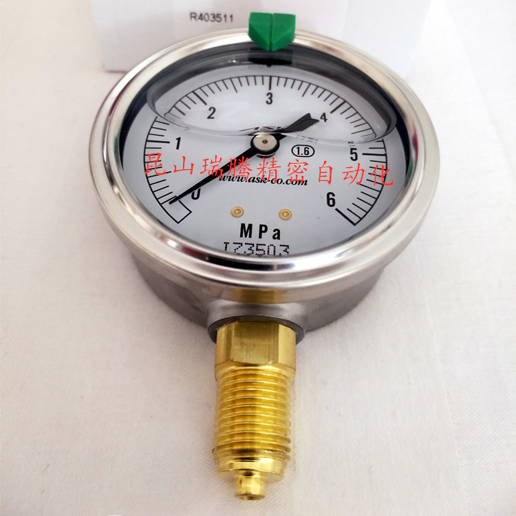供应ASK压力表|ASK压力计OPG-AT-G1/4-60x6MPa