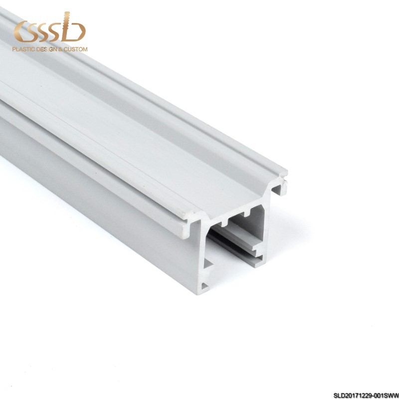 化妆品展示柜抽拉托盘塑料型材链接H型转角大轨道挤出异型材