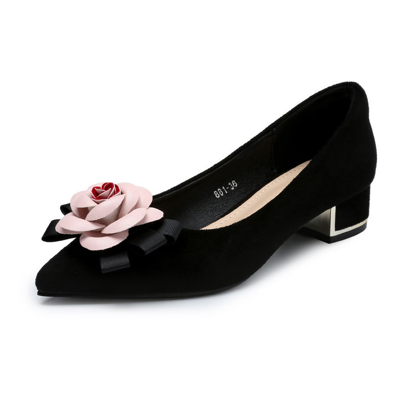 Fashionable shoes pointed-toe low-cut